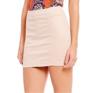 Free People Modern Femme Denim Mini Skirt